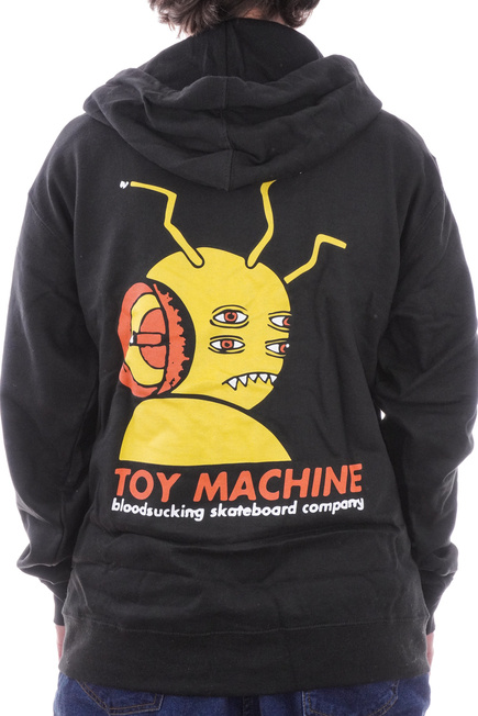 Bluza Toy Machine - Transmissionator zip (black)