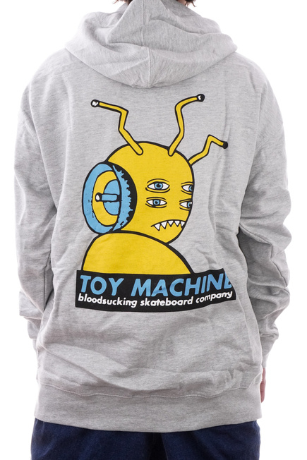 Bluza Toy Machine - Transmissionator zip (grey)