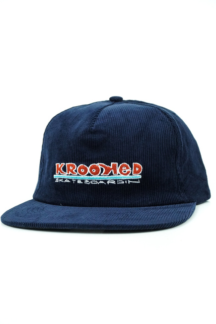 Czapka z daszkiem Krooked - Skateboardin (navy)