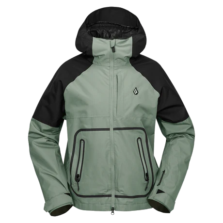 Damska Kurtka snowboardowa Volcom - Revna 20K (lichen green)