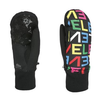 Damskie rękawice snowboardowe Level - Coral Mitt (logos)