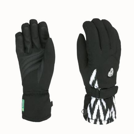 Damskie rękawice snowboardowe Level - Hero (black/white)