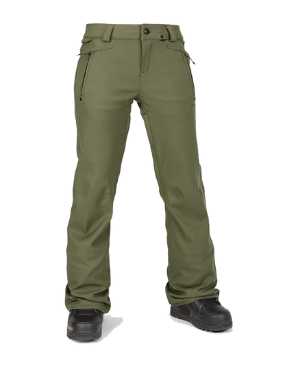 Damskie spodnie snowboardowe Volcom - Spodnie snowboardowe Volcom Genus Stretch (ivy)