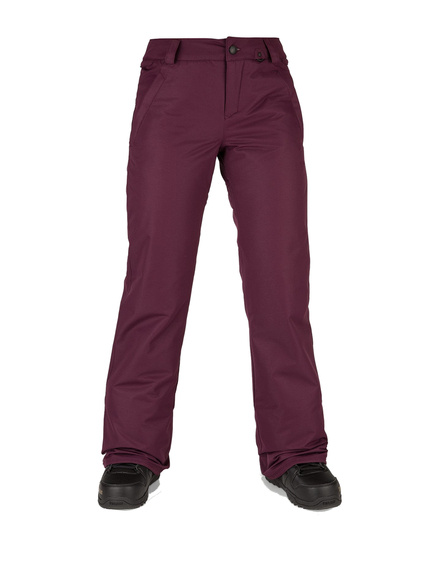 Damskie spodnie snowboardowe Volcom - WMN Frochickie Ins (merlot)