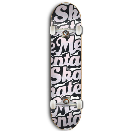 Deska Kompletna Skate Mental - Script Complete white/pink