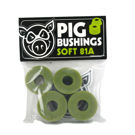 Gumki do trucków PIG - Bushings 81a soft (green)