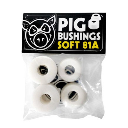 Gumki do trucków PIG - Bushings 81a soft (white)