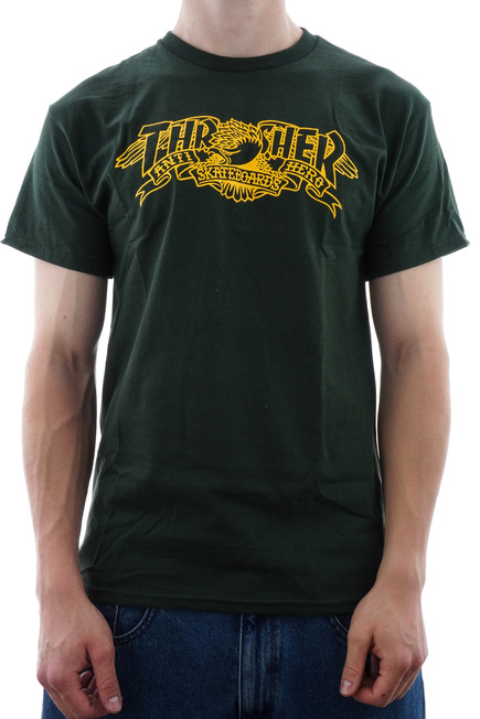 Koszulka Thrasher - Mag Banner T-shirt (forest green)