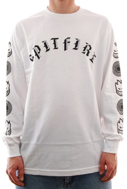 Longsleeve Spitfire - Old Combo white