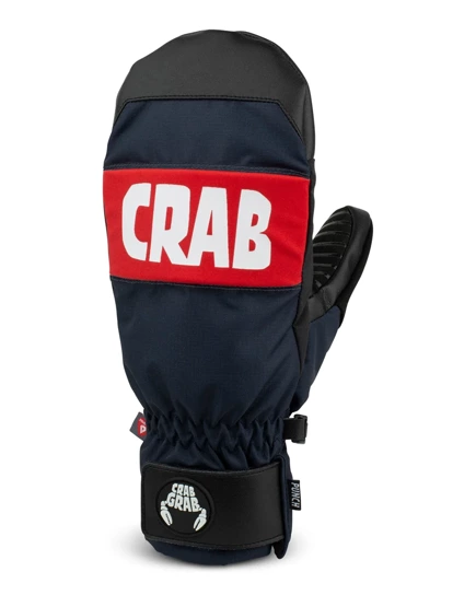 Rękawice snowboardowe Crab Grab - Punch Mitt (navi and red)