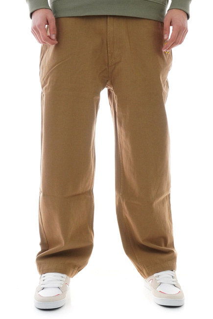 Spodnie Krooked - PT Eyes Twill (khaki)