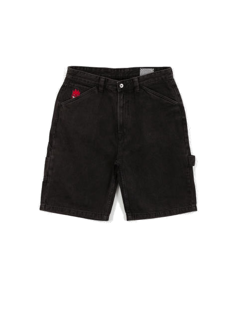 Szorty Spitfire - Big Head Fill Denim (black)