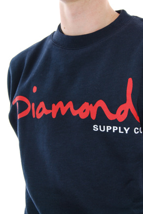 Bluza Diamond Supply Co. - Og Script navy