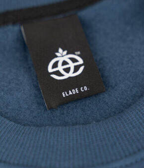 Bluza Elade - Crewneck icon mini logo (blue jeans)