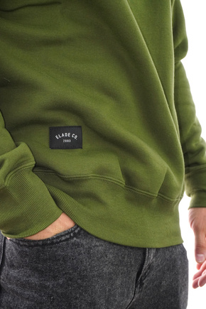 Bluza Elade - Crewneck icon mini logo (olive)