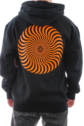 Bluza Spitfire -  Classic Swirl Fill (black/orange)