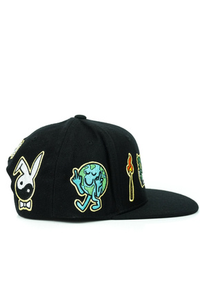 Czapka z daszkiem DGK - Chaos Snapback (black)