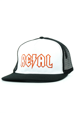 Czapka z daszkiem Real - Deeds Snapback (white/black/red)