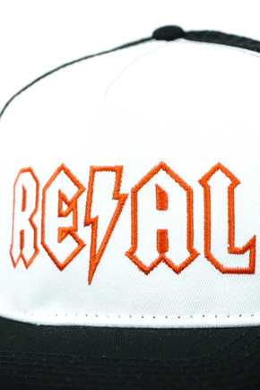 Czapka z daszkiem Real - Deeds Snapback (white/black/red)