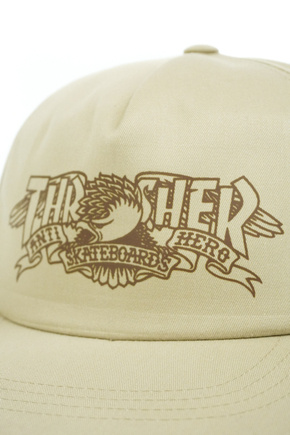 Czapka z daszkiem Thrasher - Mag Banner Snapback (khaki)