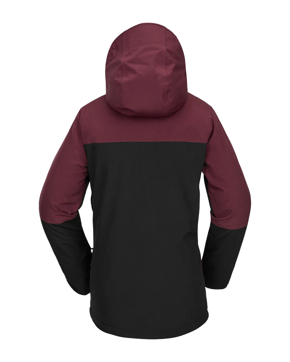 Damska kurtka snowboardowa Volcom - Shelter 3D Stretch (burgundy)