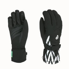 Damskie rękawice snowboardowe Level - Hero (black/white)