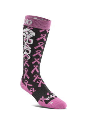 Damskie skarpety Thirty Two - W B4BC Merino (black/pink)