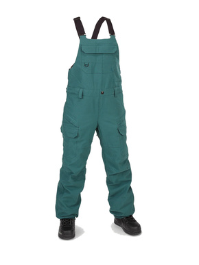 Damskie spodnie snowboardowe Volcom - Creston 3d Stretch bib  overall  (balsam)