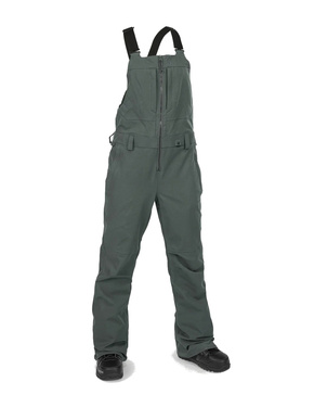 Damskie spodnie snowboardowe Volcom - Swift Bib Overall  (eucalyptus)