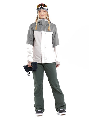 Damskie spodnie snowboardowe Volcom - Swift Bib Overall  (eucalyptus)