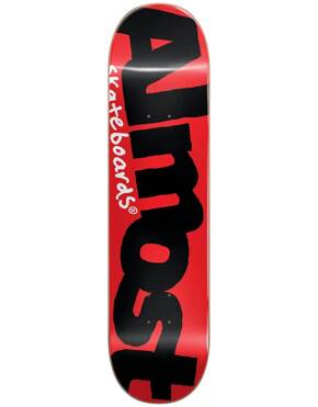 Deck Almost - Color Logo Hyb (red/black)