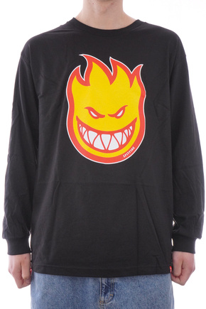 Dziecięcy longsleeve Spitfire -  BigHead (black/gold/red)