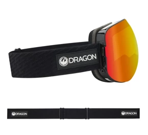 Gogle Dragon X2 - Icon Red (LL red ion + LL light rose free lens)