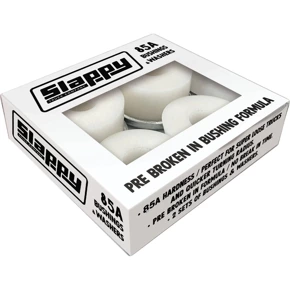 Gumki do trucków Slappy Trucks - Bushings 85A Soft (white/white)