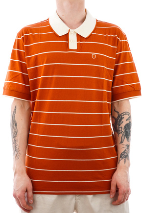 Koszulka BRIXTON - Proper Polo Knit (phoenix orange)