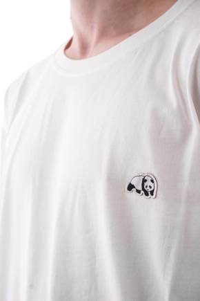 Koszulka Enjoi - Premium Panda Patch bone white