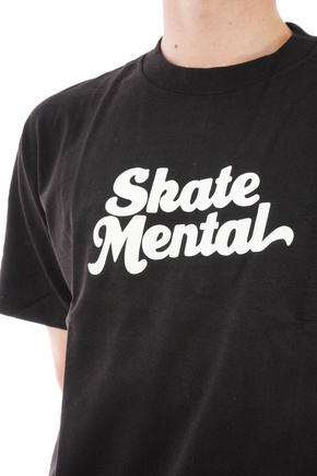 Koszulka Skate Mental - Script (black)