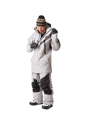 Kurtka snowboardowa ThirtyTwo - Deep Creek Parka (grey/black)