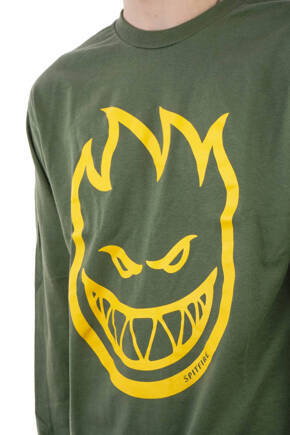 Longsleeve Spitfire -  BigHead military green/gold