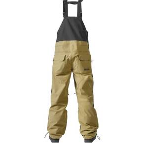 Spodnie snowboardowe ThirtyTwo - Basement Bib (black/tan)