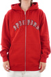 Bluza Spitfire - Zip Old E Emb (red/white)