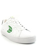 Buty Cariuma - SALVAS White Leather Green Logo and Black Sneaker 