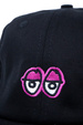 Czapka z daszkiem Krooked - Eyes Strapback  black/pink