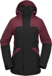 Damska kurtka snowboardowa Volcom - Shelter 3D Stretch (burgundy)