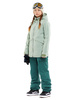 Damskie spodnie snowboardowe Volcom - Creston 3d Stretch bib  overall  (balsam)