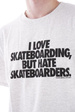 Koszulka Skate Mental - Love & hate (white)