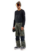 Spodnie snowboardowe Volcom - Roan BIB Overall (cloudwash camo